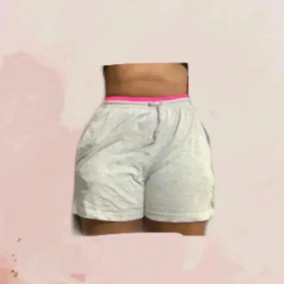 Pink and Grey Workout Shorts​ - Picture 1 of 2